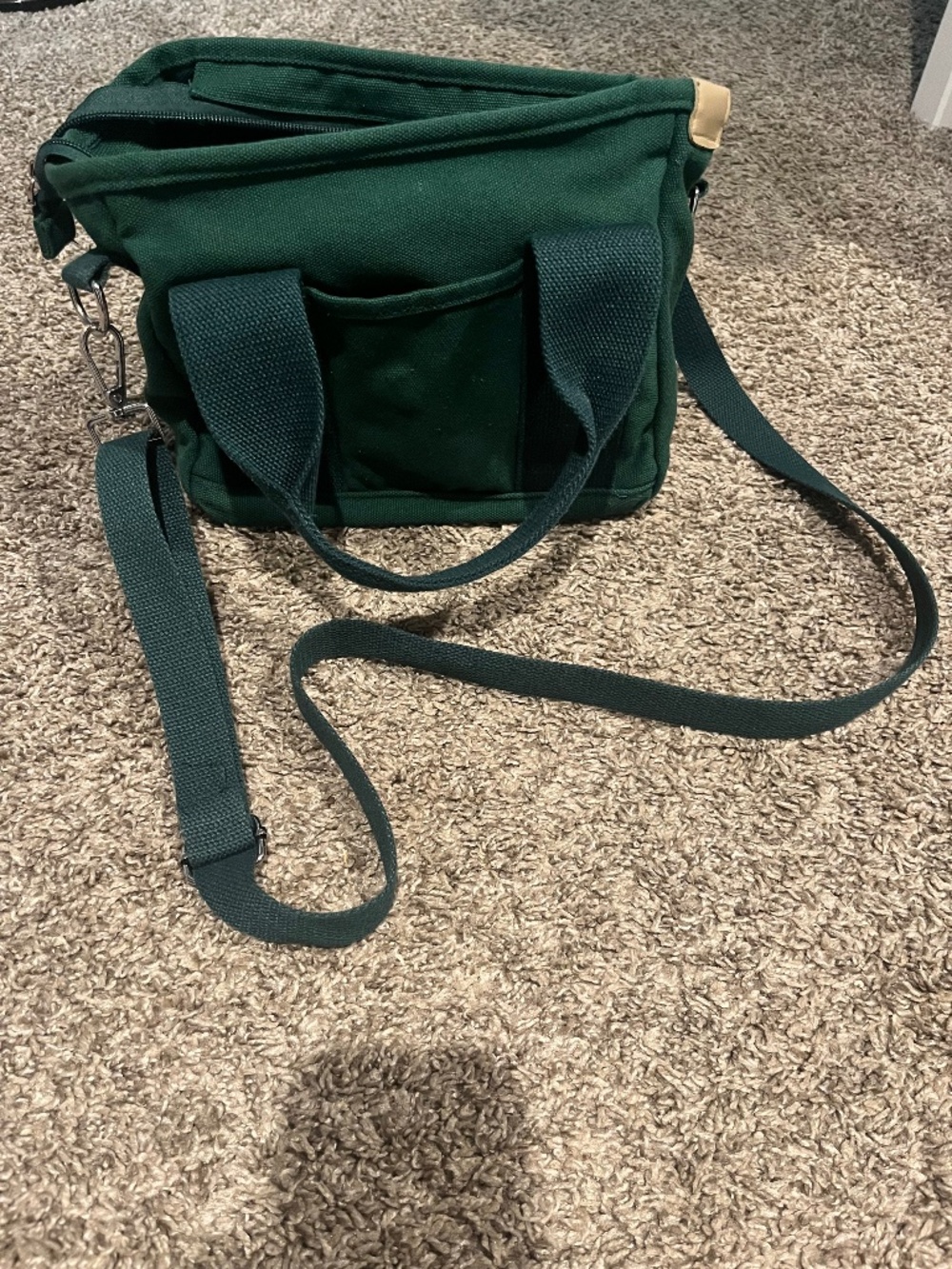 Green Canvas Purse